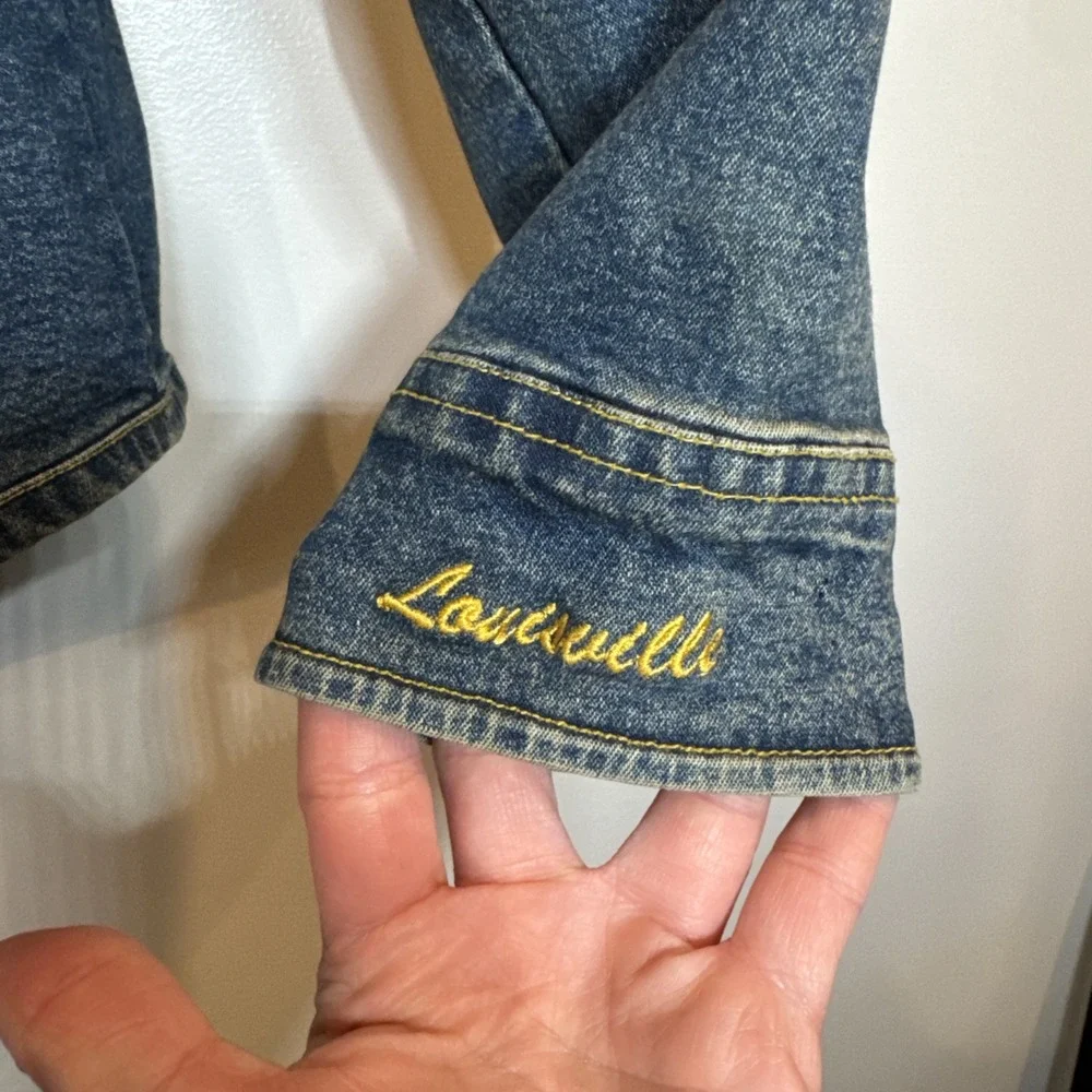 Vintage Hard Rock Cafe Denim Jean Jacket Women's Small 90s Trucker Jacket Grunge